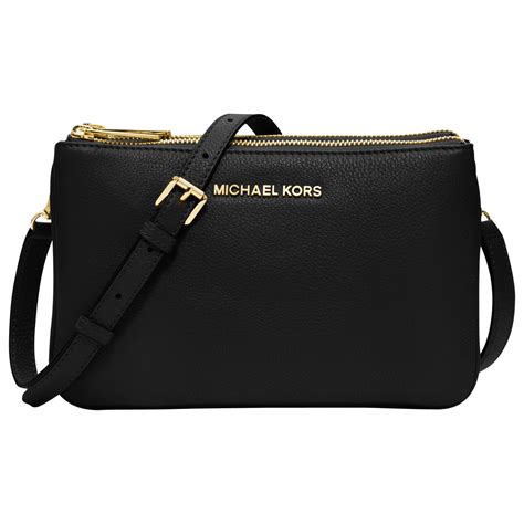 michael kors tasche bedford schwarz|michael kors leather bag.